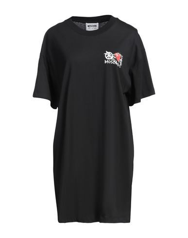 Moschino Jeans Woman Mini dress Black Size M Cotton | YOOX (US)