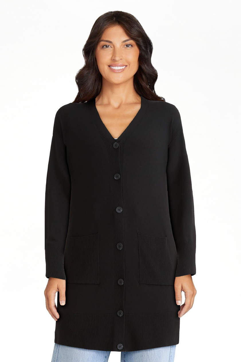Time and Tru Women’s Longline Button Front Cardigan Sweater, Lightweight, Sizes XS-XXXL - Walma... | Walmart (US)