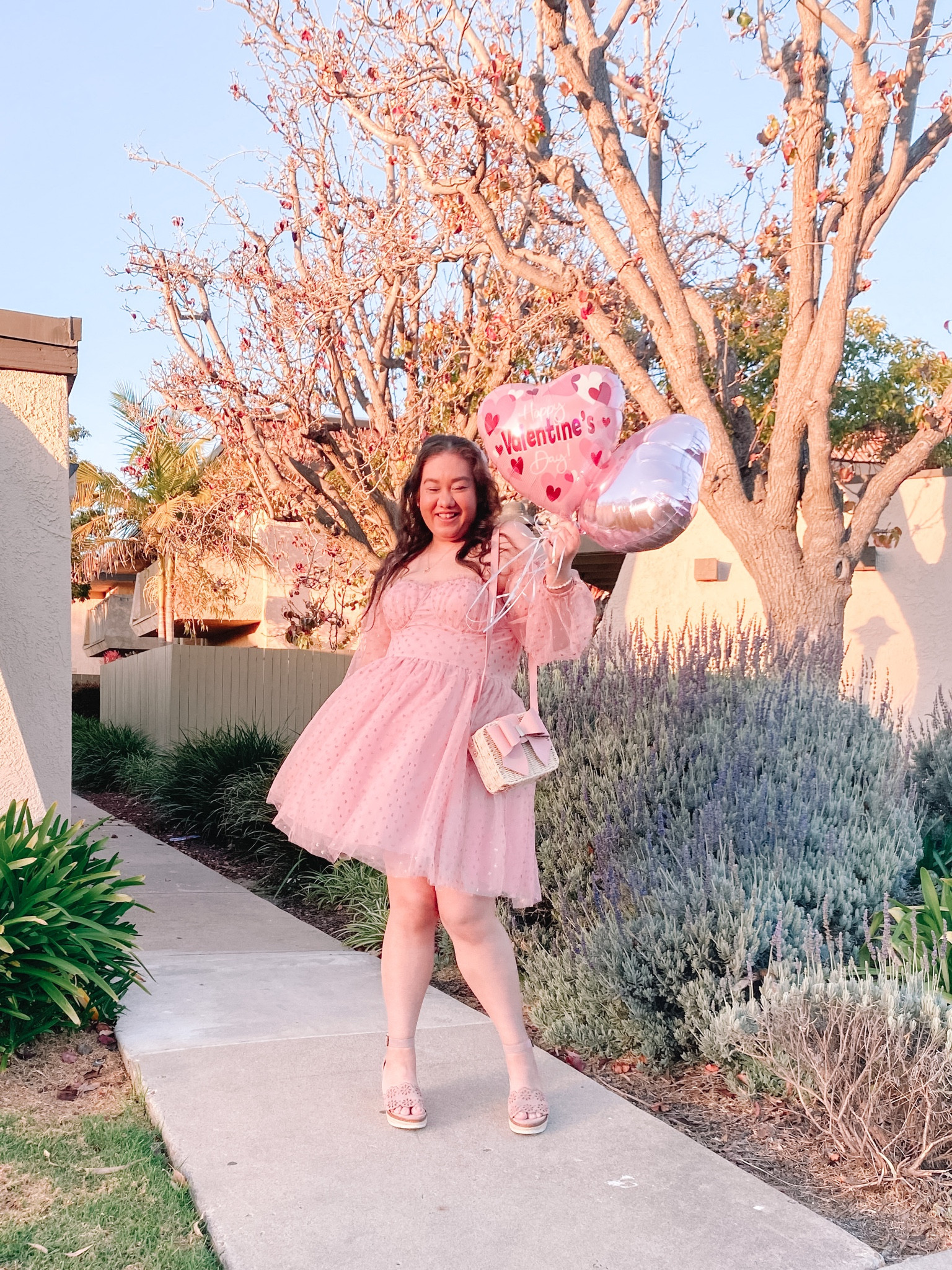 Pink & Dreamy! 💖 Happy Valentine’s Day! 💘 Here’s a full look at this years Valentine’s Day dress! 🌸 It’s such a whimsical look and I felt like an absolute princess in it. 👑 I love this dress and it has good glittery hearts all over it. 💛 I got it last year but never got a chance to wear it until now. 👗 I’m hoping to be back to shooting this kind of content again as I missed it. ✨ So here’s this years Vday look and my balloons! 🎈 I’ve linked my dress details and more! 👉🏻 What did you do for Valentines this year? 🤔

#LTKcurves #LTKSeasonal