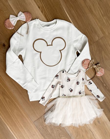 Disney! Again - I made this sweatshirt because I didn’t have time to order one (too much else to plan) but they have similar options on Etsy! 
Linked Ps cute dress, and our headbands are also linked! 
.
Disneyworld outfit vacation 

#LTKtravel #LTKfamily #LTKstyletip