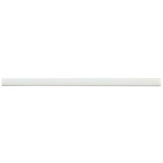 Merola Tile Blanco 3/8 in. x 7-7/8 in. Ceramic Listelo Liner Wall Trim Tile WCVRGBLL | The Home Depot