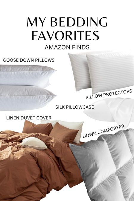 Here’s a roundup of my favorite Amazon bedding items! These are all items we have in our primary bedroom. 

Silk pillowcase, linen duvet cover, down comforter, king bed

#LTKhome #LTKfindsunder100