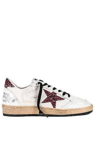 Ball Star Sneaker in White & Bordeaux | Revolve Clothing (Global)