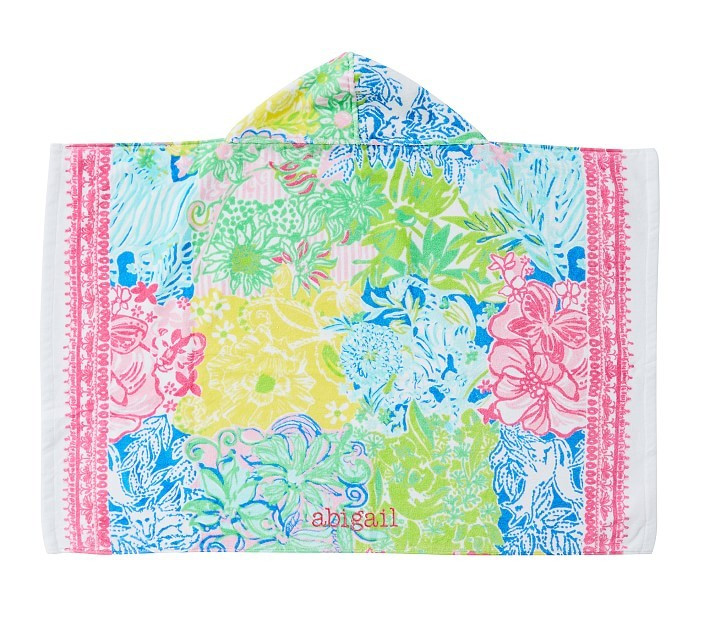 Lilly Pulitzer Cheek to Cheek Baby Beach Hooded Towel | Pottery Barn Kids