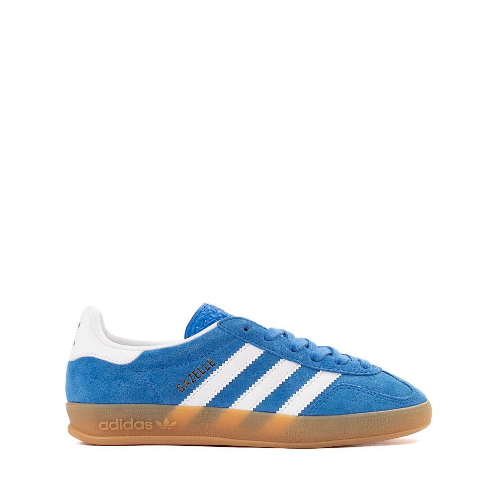 adidas Gazelle Indoor Athletic Shoe - Big Kid - Bluebird / White / Gum | Journeys