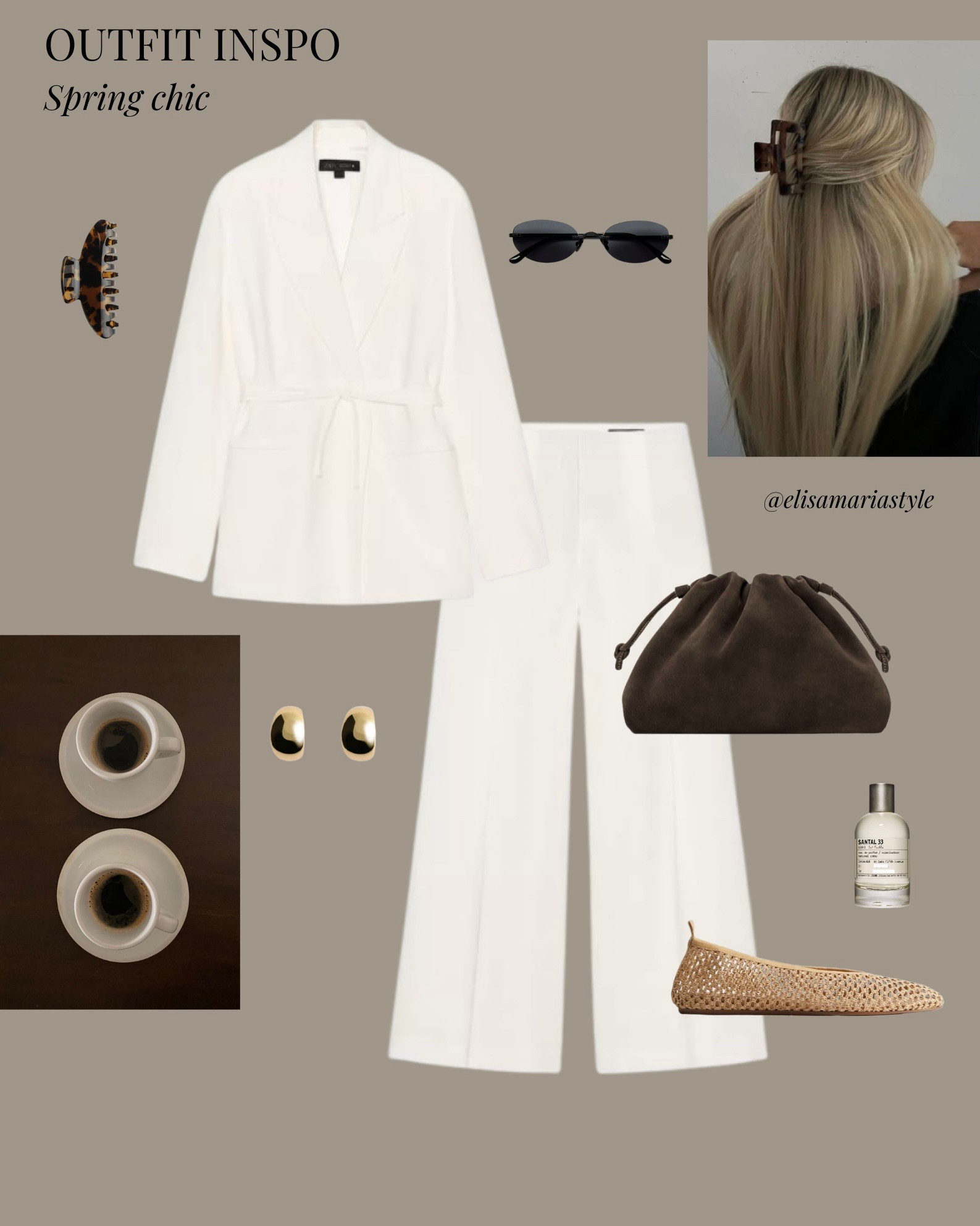 White linen set outfit for spring and summer 🤍

#LTKspring #LTKmodest