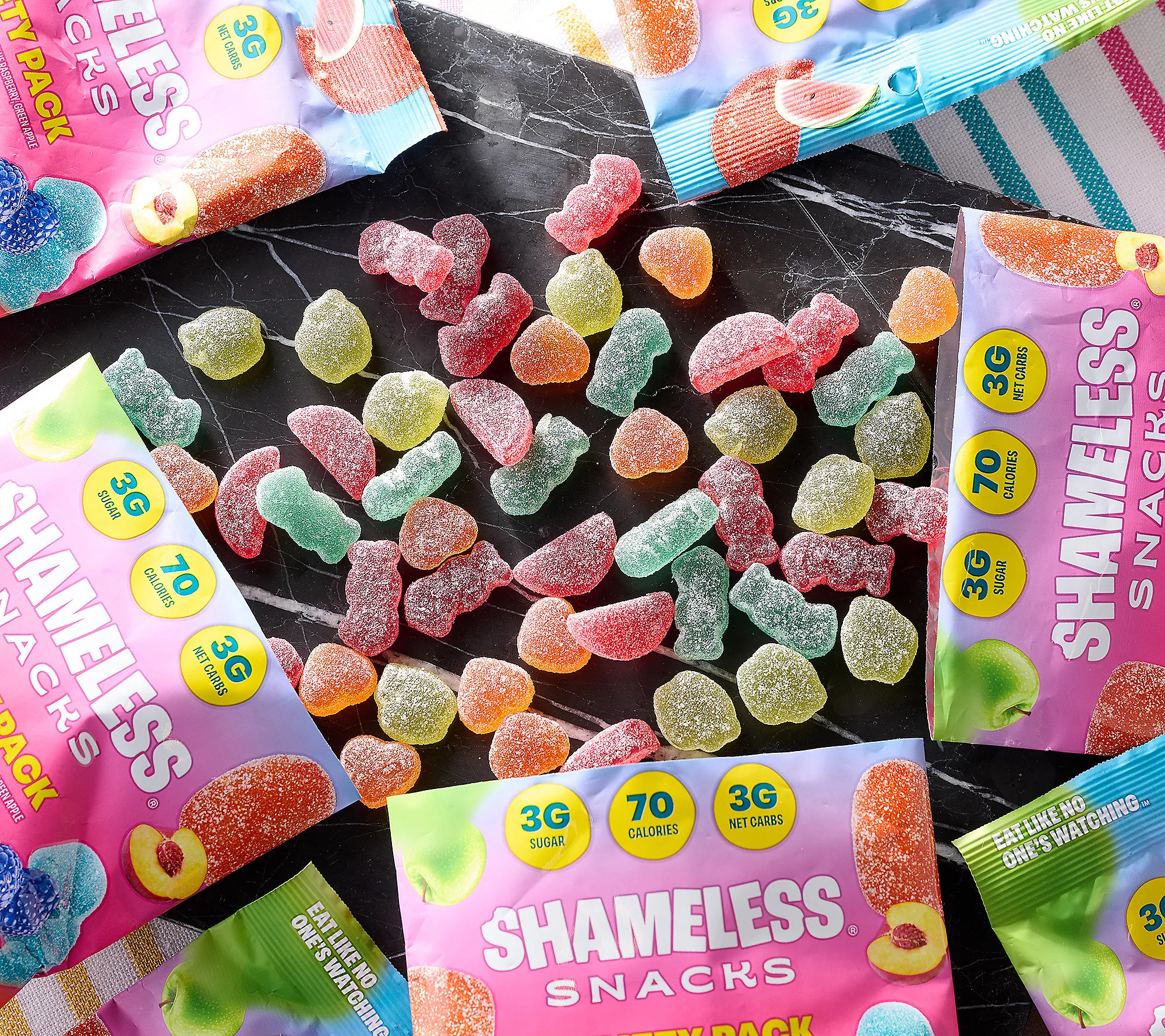 Shameless Snacks (10) 1.8oz Bag Gummy CandyVariety Pack | QVC