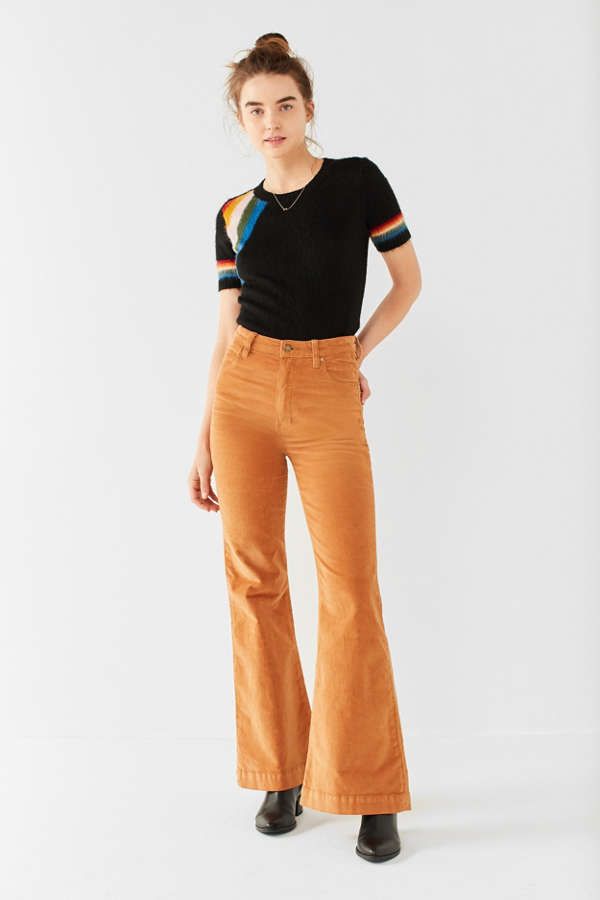 Rolla’s Eastcoast Corduroy Flare Pant | Urban Outfitters US