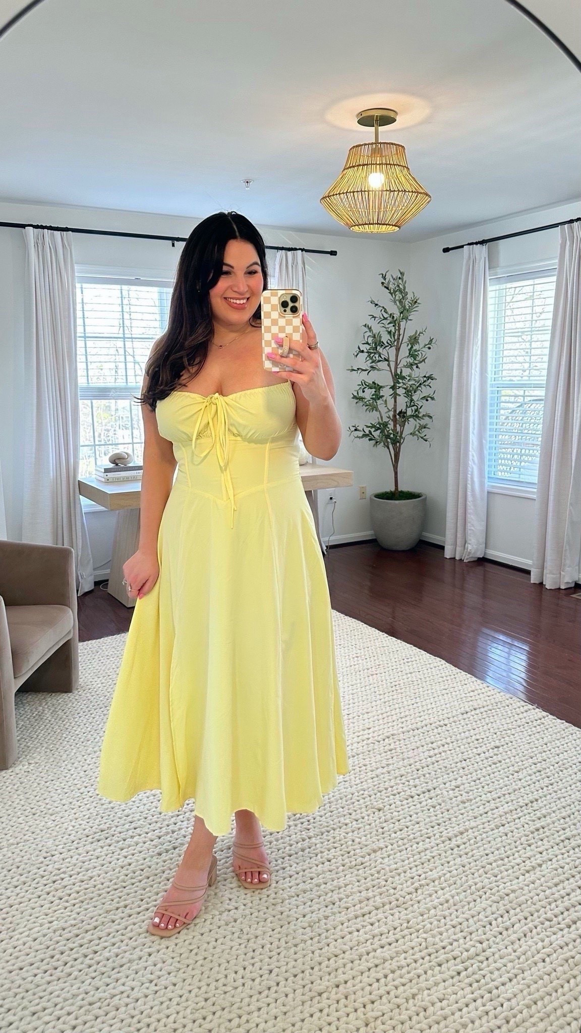 Midsize Spring Wedding Guest Dress!
Wearing a size 12/14

#LTKootd #LTKMidsize #LTKWedding