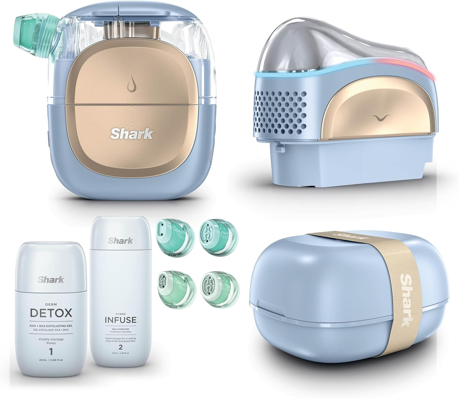 Shark FacialPro Glow. The UK's first at-home facial; pore extraction, hydration & dual temp-sculp... | Amazon (UK)