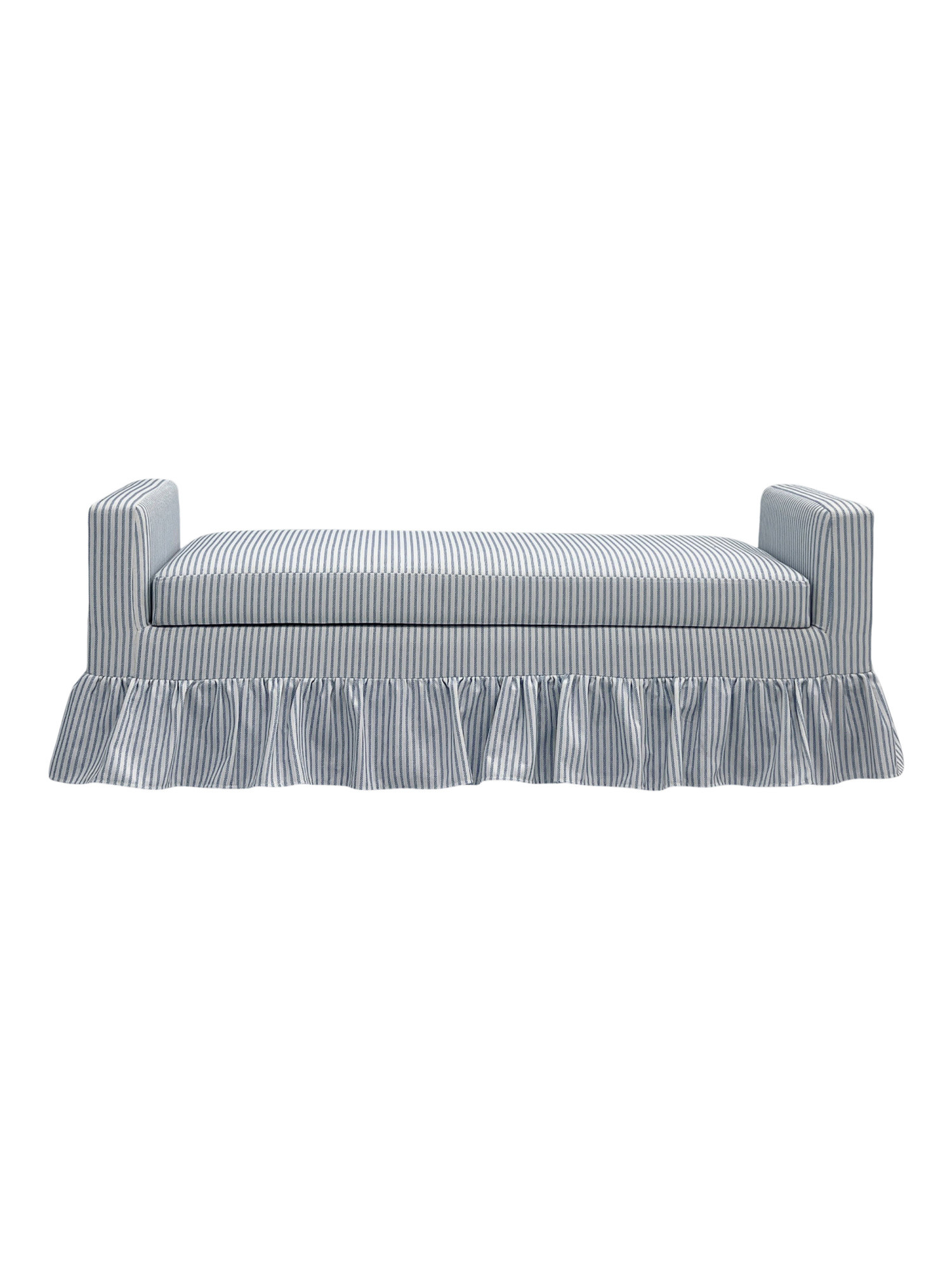 60x18.5x22 Cleo Storage Ruffle Skirt Bench | TJ Maxx