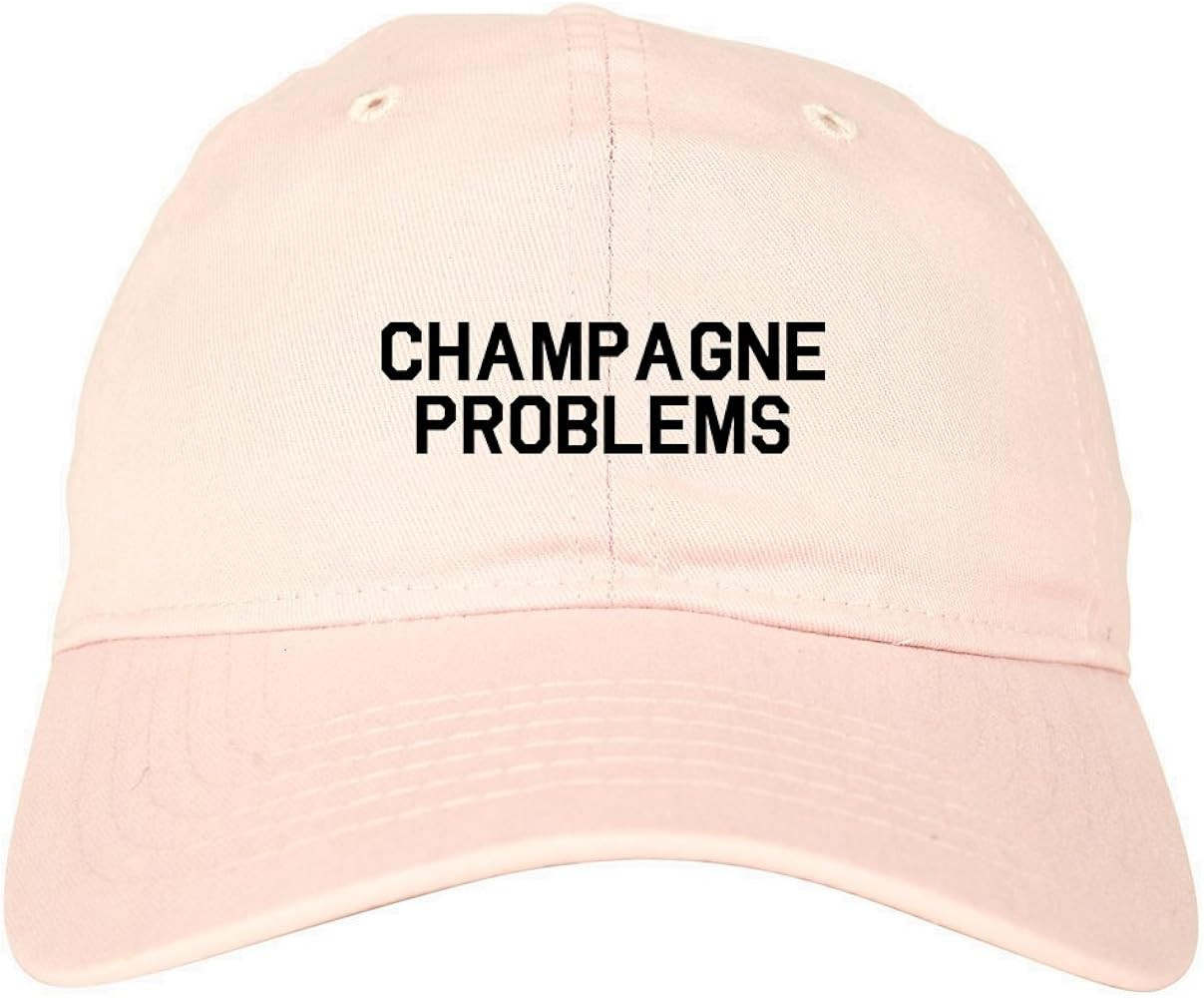 Fashionisgreat Champagne Problems Funny Drinking Dad Hat Baseball Cap | Amazon (US)