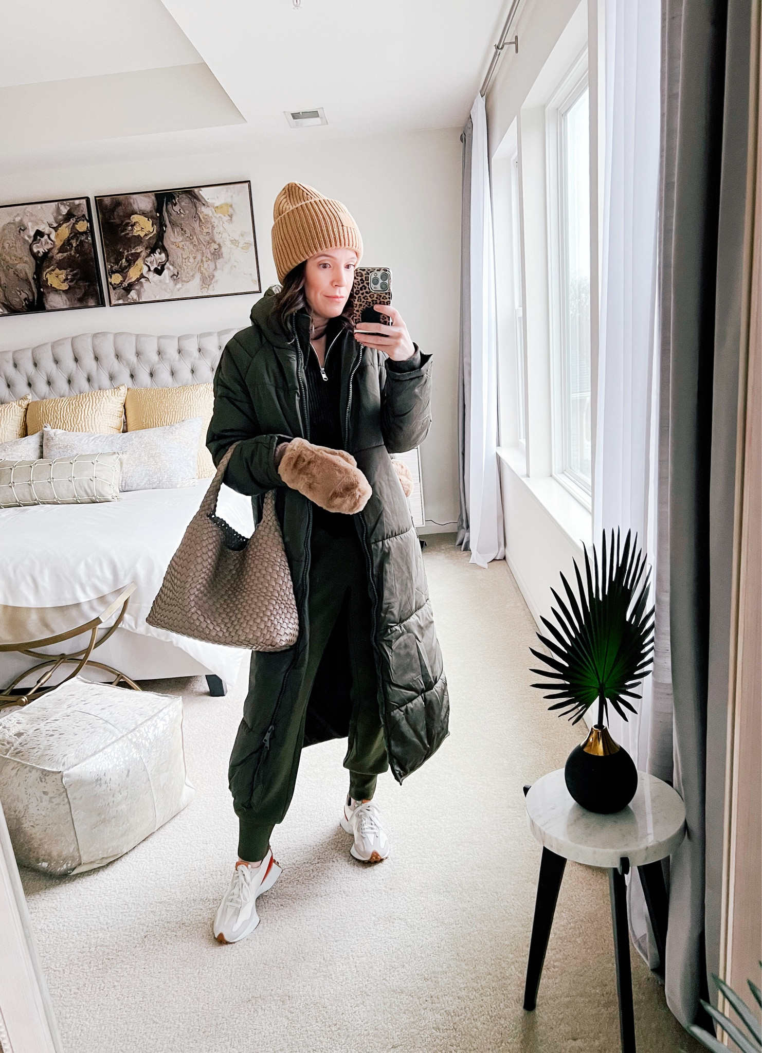 Lounge Set, puffer coat, Varley beanie 

#LTKSeasonal #LTKover40