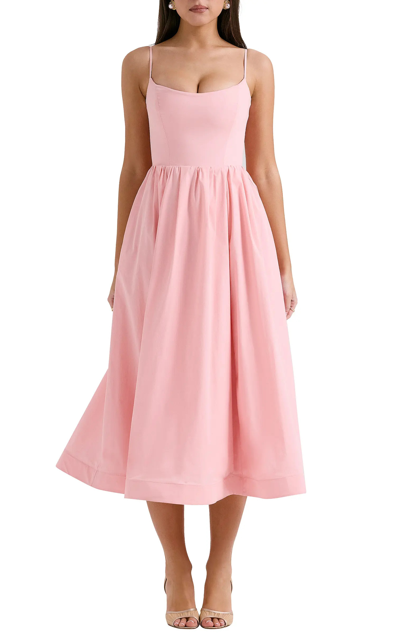 HOUSE OF CB Lolita Fit & Flare Midi Sundress | Nordstrom | Nordstrom