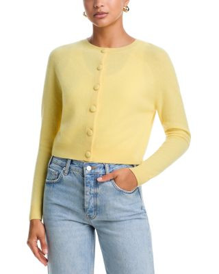 100% Cashmere Crewneck Cardigan - Exclusive | Bloomingdale's (US)