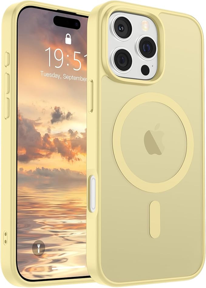 SUPFINE Magnetic for iPhone 16 Pro Max Case (Compatible with MagSafe) (Military Grade Drop Protec... | Amazon (US)