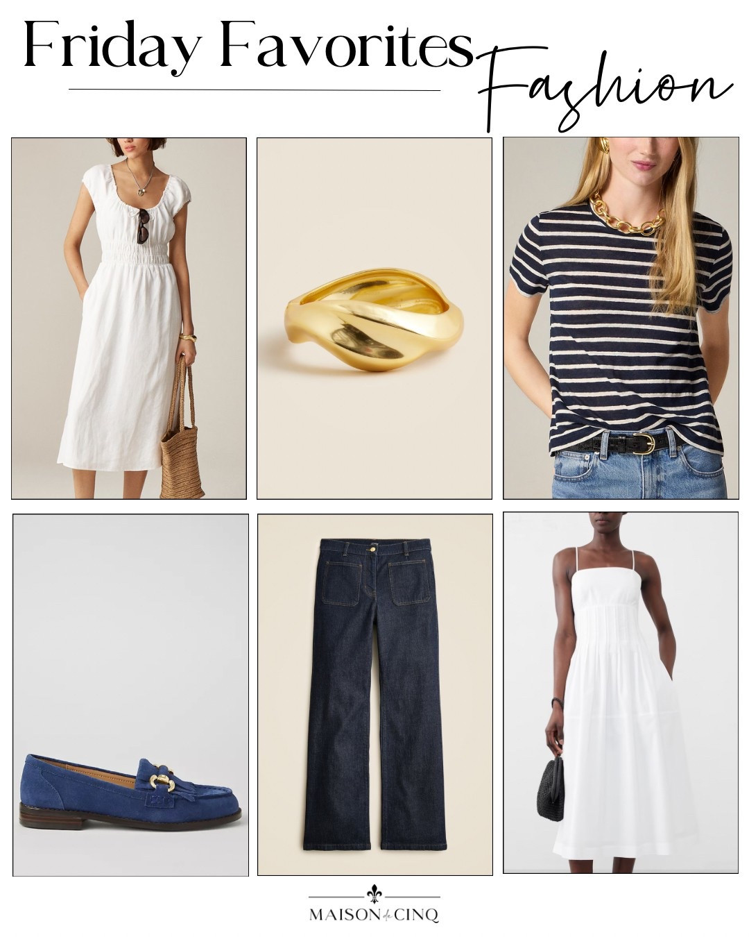 Sharing some cute spring finds like gorgeous white dresses, my fave linen tee, cute slides and loafers, cropped jeans on sale, chunky gold bracelet and more!

Spring fashion, spring outfit, spring dress, travel outfit, vacation outfit 

#LTKSeasonal #LTKSaleAlert #LTKFindsUnder50
