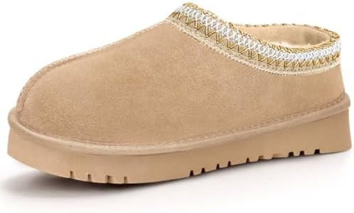 Women's Platform Slippers Anti-Slip Mini Boots Fur Fleece Lined Sneakers Short Ankle Boot Comfy H... | Amazon (US)