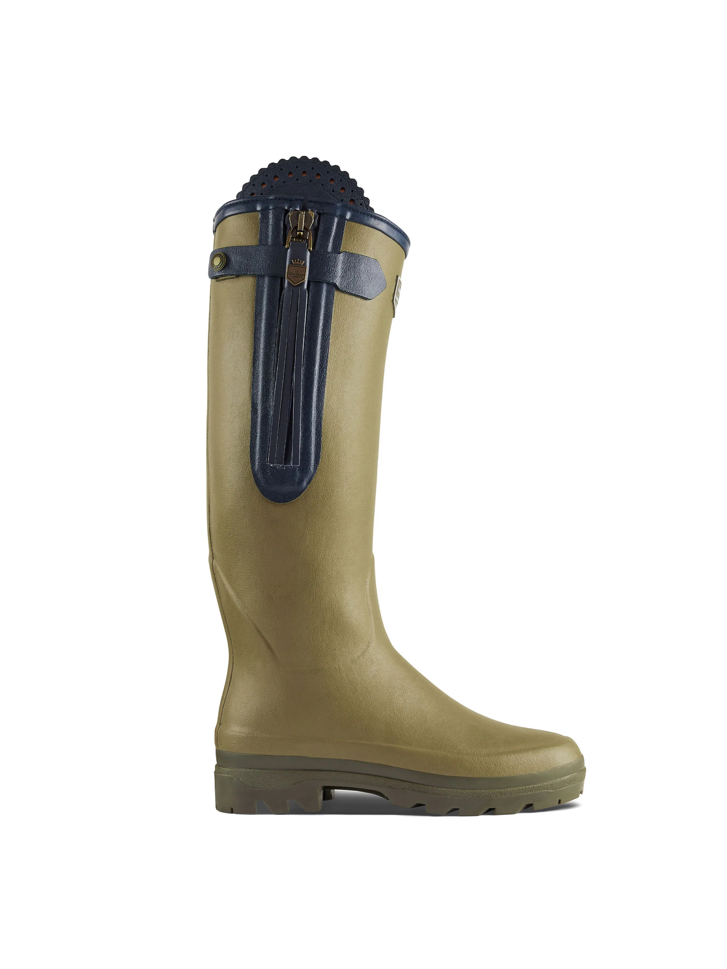 L'Alliance Women's Welly Boots Vert Rubber Narrow Fit | Fairfax & Favor | Fairfax & Favor (UK)