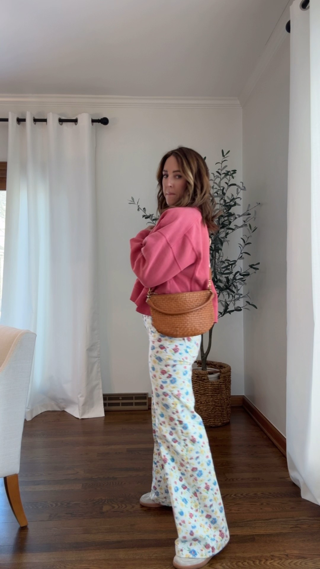 Casual styled with a sweatshirt & sneakers. 
XS sweatshirt
Jeans tts, 25 regular 
Sneakers down one size 

#LTKSeasonal #LTKootd #LTKmomlife