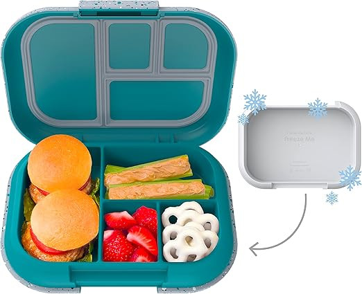 Bentgo® Kids Chill Lunch Box - Confetti Designed Leak-Proof Bento Box & Removable Ice Pack - 4 C... | Amazon (US)