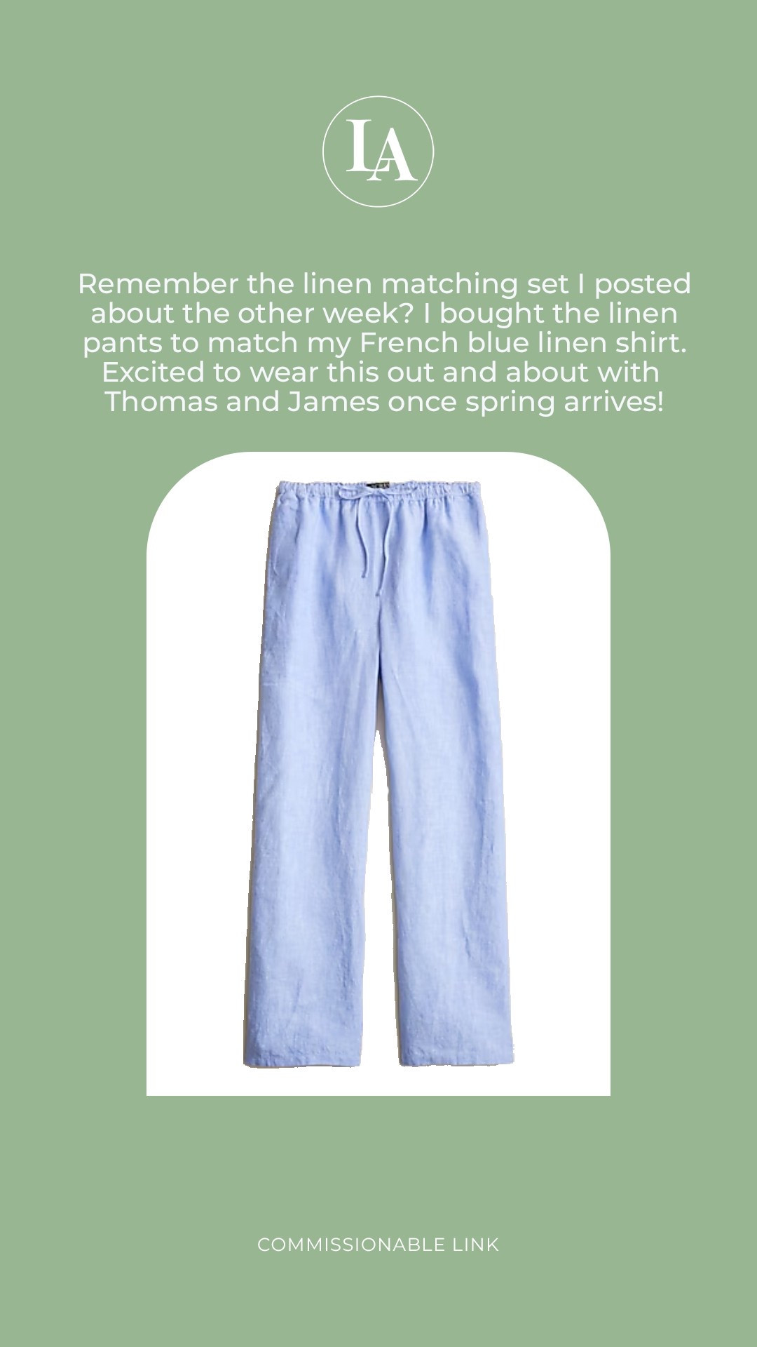 J.Crew linen pants 

#LTKSeasonal #LTKStyleTip #LTKBump