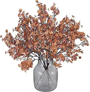 Momkids 6pcs Babys Breath Fabric Cloth Artificial Flowers Fake Gypsophila Bouquet Faux Silk Flora... | Amazon (US)