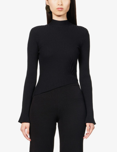 Lakelyn ribbed knitted top | Selfridges