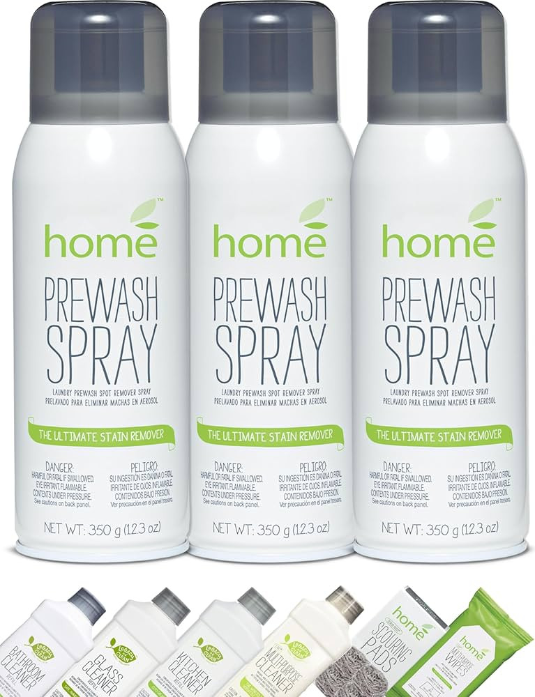Laundry Prewash Spray Aerosol 123 Oz,Powerful Ultimate Tough Stain Remover for Favorite Color-Fas... | Amazon (US)