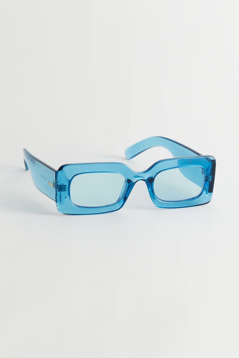Sonnenbrille mit breitem, eckigem Rahmen | H&M (DE, AT, CH, NL, FI)