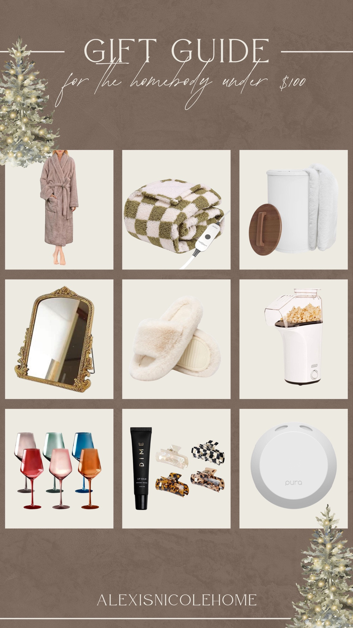 A gift guide for the homebody 🤍 all finds under $100! 

#LTKFindsUnder100 #LTKGiftGuide #LTKHoliday