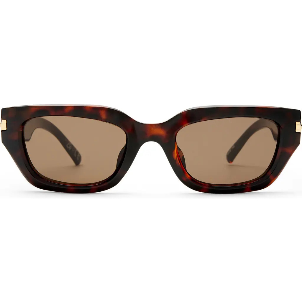 Le Specs Cubito 51mm Square Sunglasses in Tort /Brown Mono at Nordstrom | Nordstrom