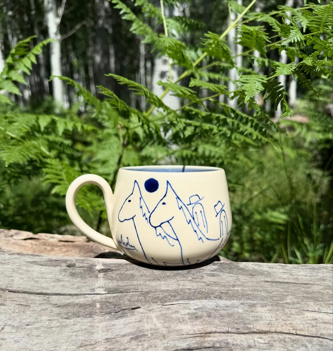 Cowboy Club Ceramic Coffee Mug 16oz. Western cowboy themed coffee mug. | Etsy (US)