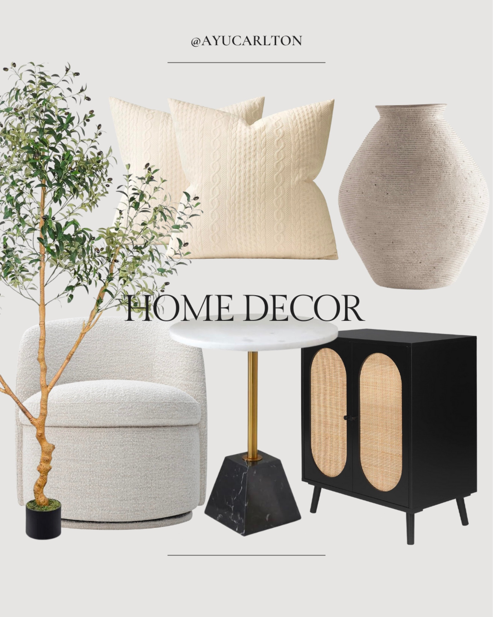 Amazon Home Decor Finds

Accent Cabinet, vase, pillows, chair, artificial plant, side table, Amazon Prime Big Deals

#LTKxPrime #LTKhome #LTKover40