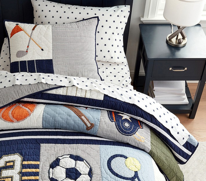 All-Star Sports Quilt & Shams | Pottery Barn Kids