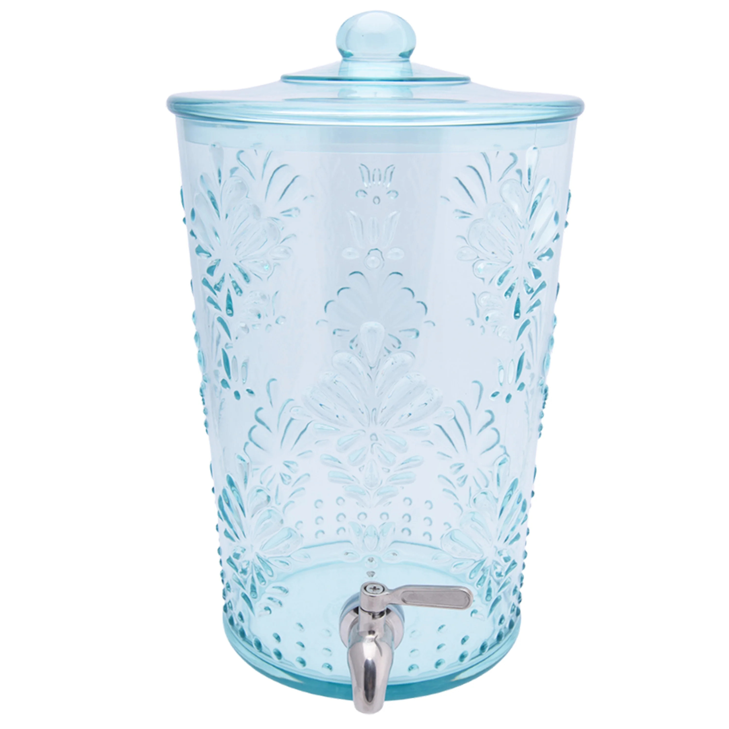 The Pioneer Woman Sunny Days 2-Gallon Acrylic Beverage Dispenser, Teal - Walmart.com | Walmart (US)