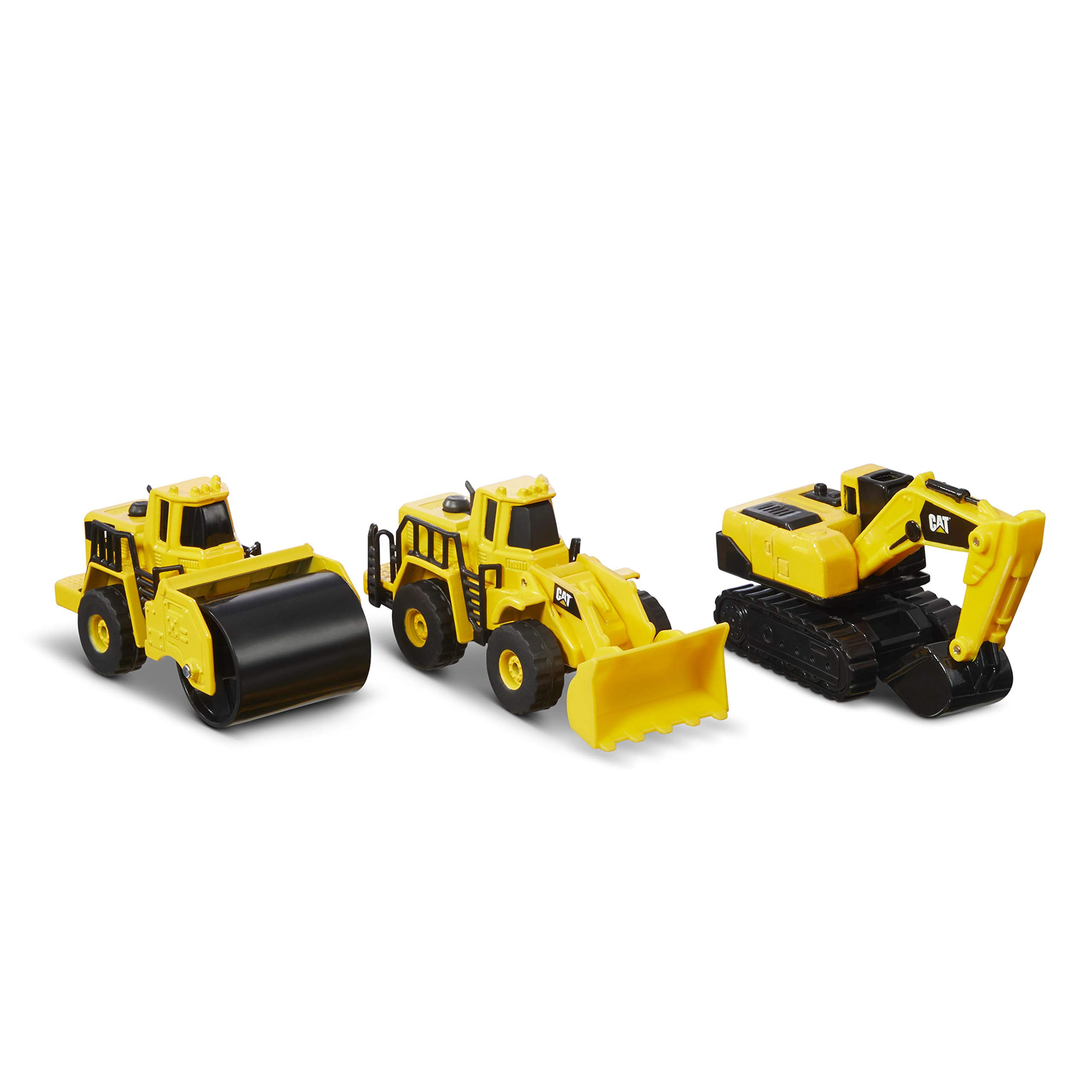 CAT Construction Toys CAT Construction Die Cast Metal 3 Pack Vehicles - Steam Roller/Excavator/Wh... | Amazon (US)