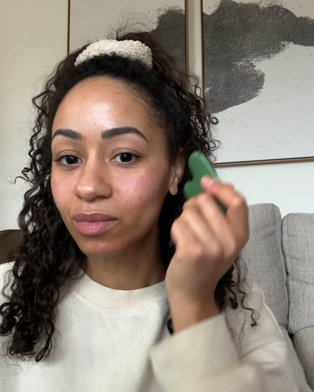 Gua sha and face rolling for the last few years has totally helped sculpt my face. My jawline is more defined as well as my cheek bones and I love it. I used rose hip oil a couple times a week to gua sha or face roll and it also supports blood circulation, lymphatic drainage and tension relief. Such a good practice to incorporate into your skincare routine. 

#LTKGiftGuide #LTKWatchNow #LTKBeauty