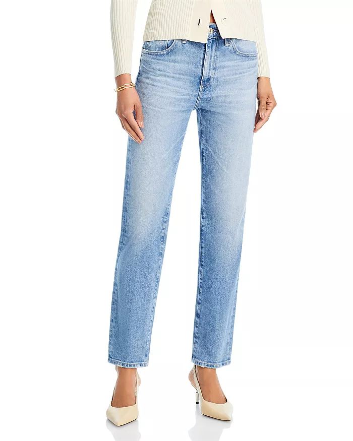 Saige High Rise Straight Leg Jeans in 19 Years Suburbia | Bloomingdale's (US)