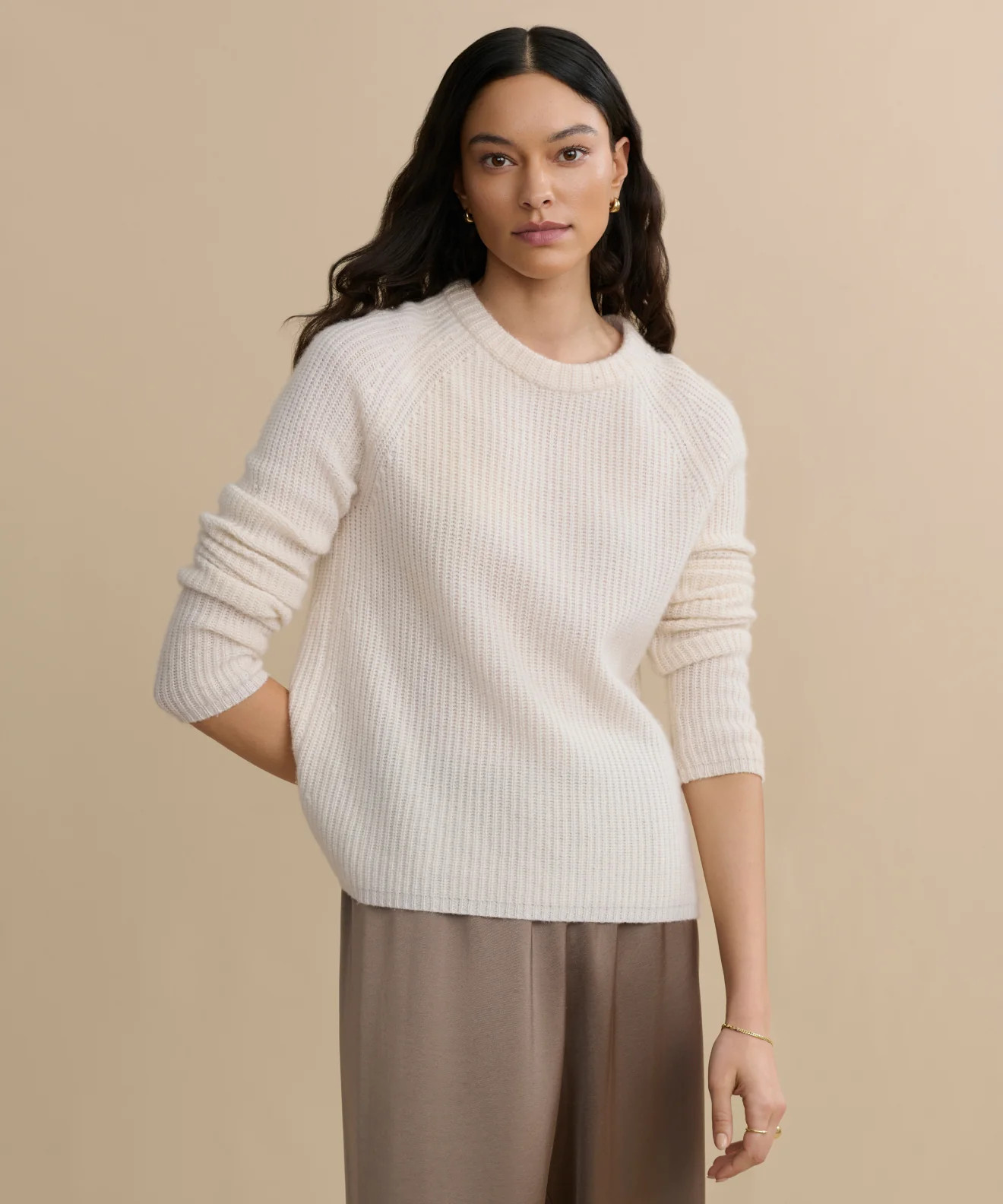 Cashmere Fisherman Sweater | Jenni Kayne