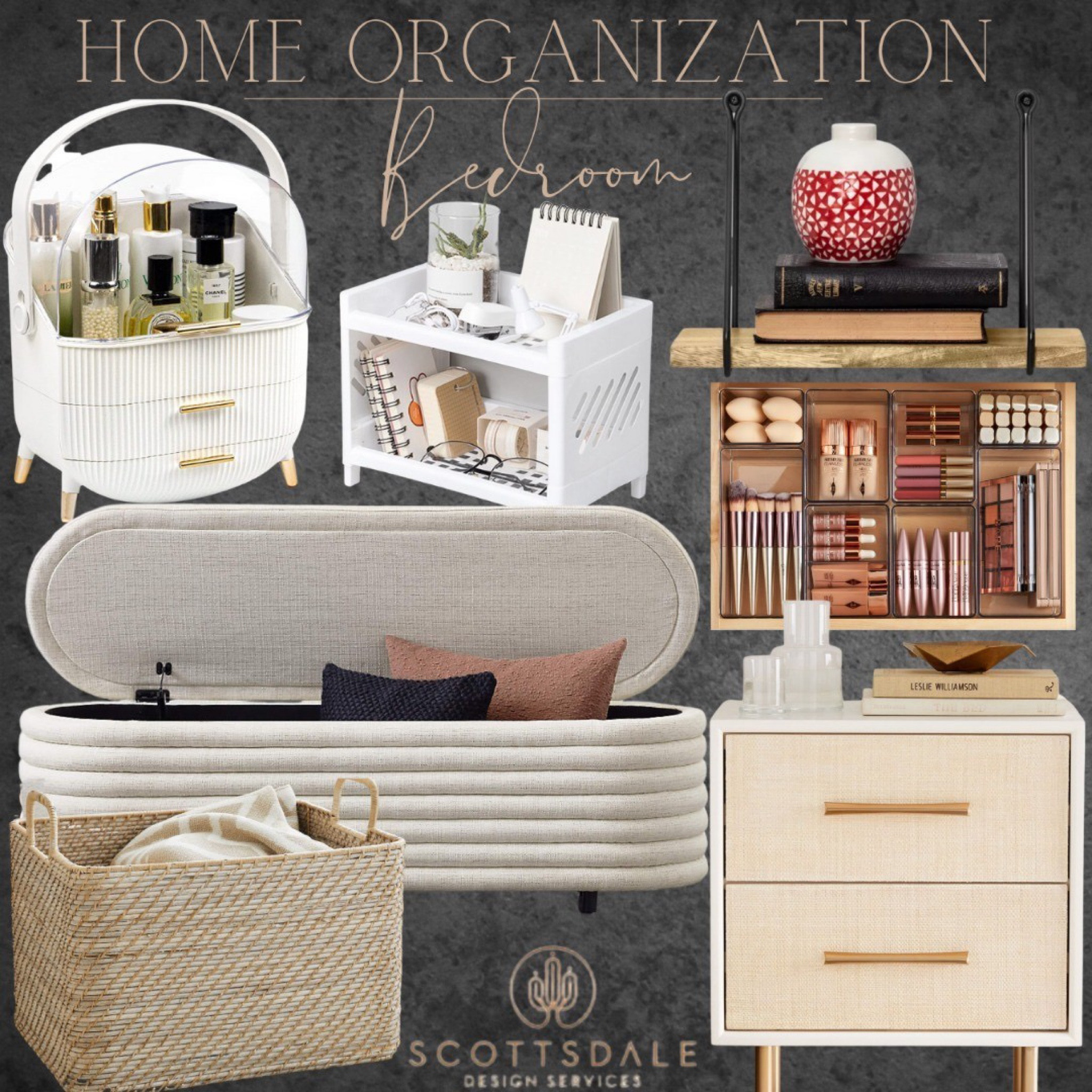 Home Organization finds 🤍

Storage bench, end of bed storage, makeup organizer, hanging wall shelf, nightstand, storage basket, oversized basket, home refresh

#LTKfamily #LTKhome