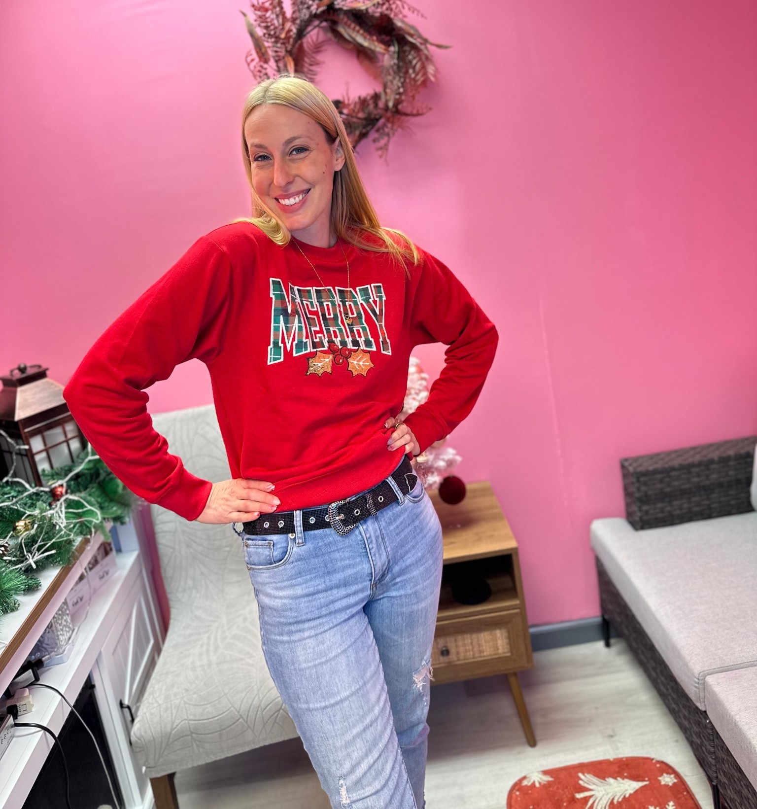 Sparkly belts covered in rhinestones are the perfect holiday accessory 
🖤 fits true to size

#LTKFindsUnder50 #LTKFindsUnder100 #LTKTall