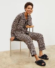 M.M. x Petite Plume Astaire Pajama Set :: Sahara Print | MM LaFleur