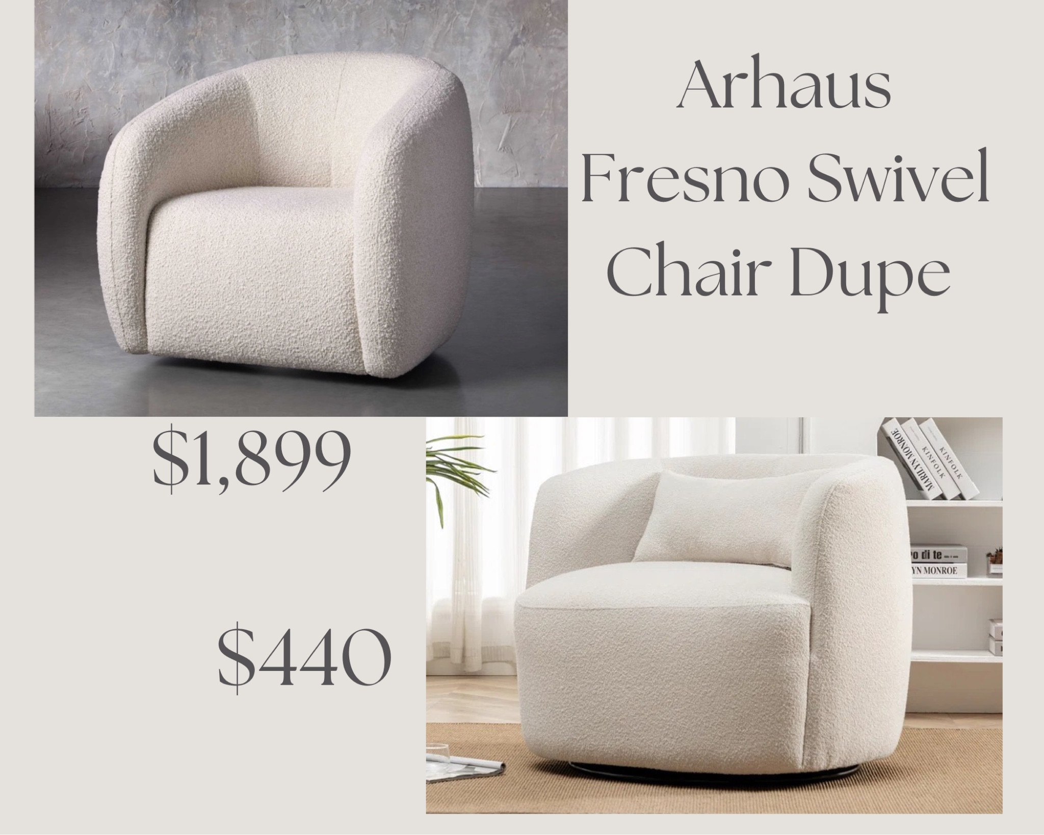 Arhaus Boucle accent chair dupe! We love the texture that this fabric adds to a living room or bedroom!
#transitionalhome #arhausdupe #homedecorinspo #interiordesigninspo #bedroomfurnitureideas 

#LTKFind #LTKsalealert #LTKhome