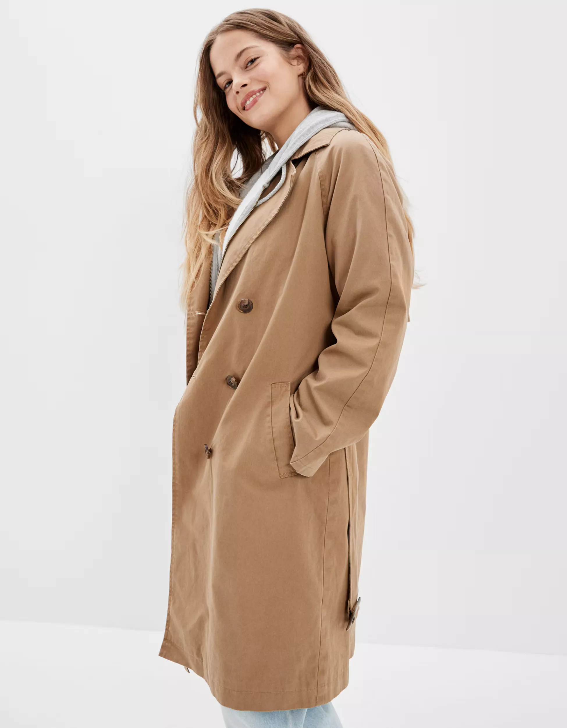 American eagle trench clearance coat