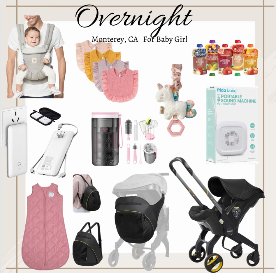 This last weekend my husband too me to Monterey for a quick over night. It was so fun but I definitely over pack haha as any new mom would. Here are some things that I took with me… don’t worry there will be more 💁🏼‍♀️

#LTKbaby #LTKtravel #LTKfamily