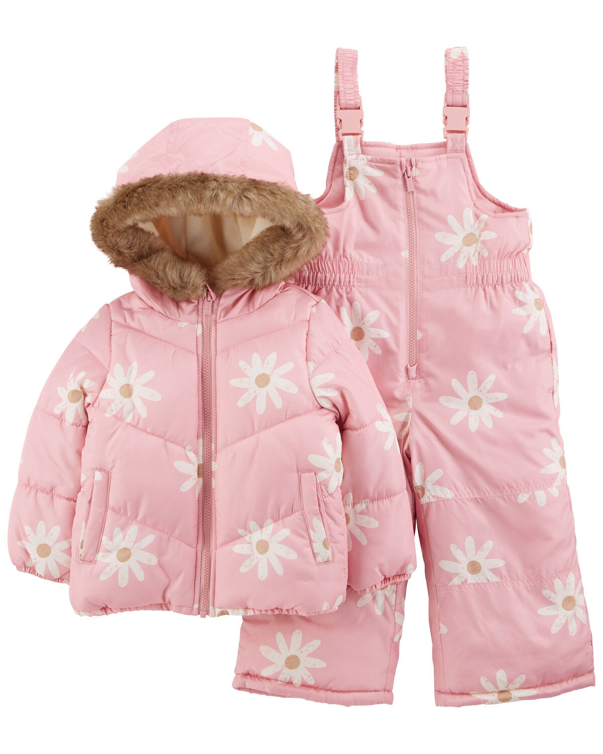 Baby 2-Piece Daisy Snowsuit Set | Carter's | Carter's Inc