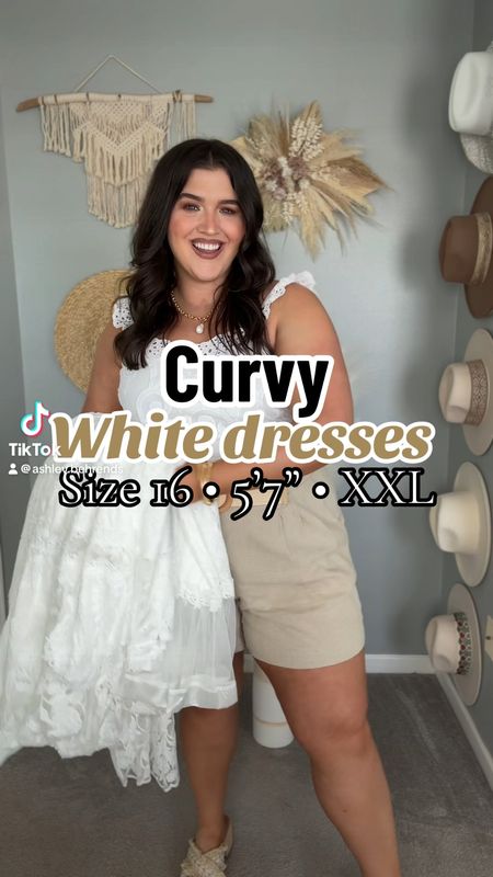 Trying on affordable Amazon bridal inspired dresses 💍🤍💒 From engagement party 🍰 bridal shower 🎁 bachelorette 🥂 to honeymoon 🏝️ Wearing a size XXL in each 

#LTKVideo #LTKWedding #LTKPlusSize