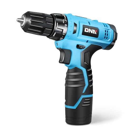 DNA MOTORING 12V Max Variable Speed Cordless Drill/Driver 21+1 Torque Setting Power Drill Kit 3/8 in Keyless Chuck, W/Charger, LED, Blue/Black, TOOLS-00517 | Amazon (US)