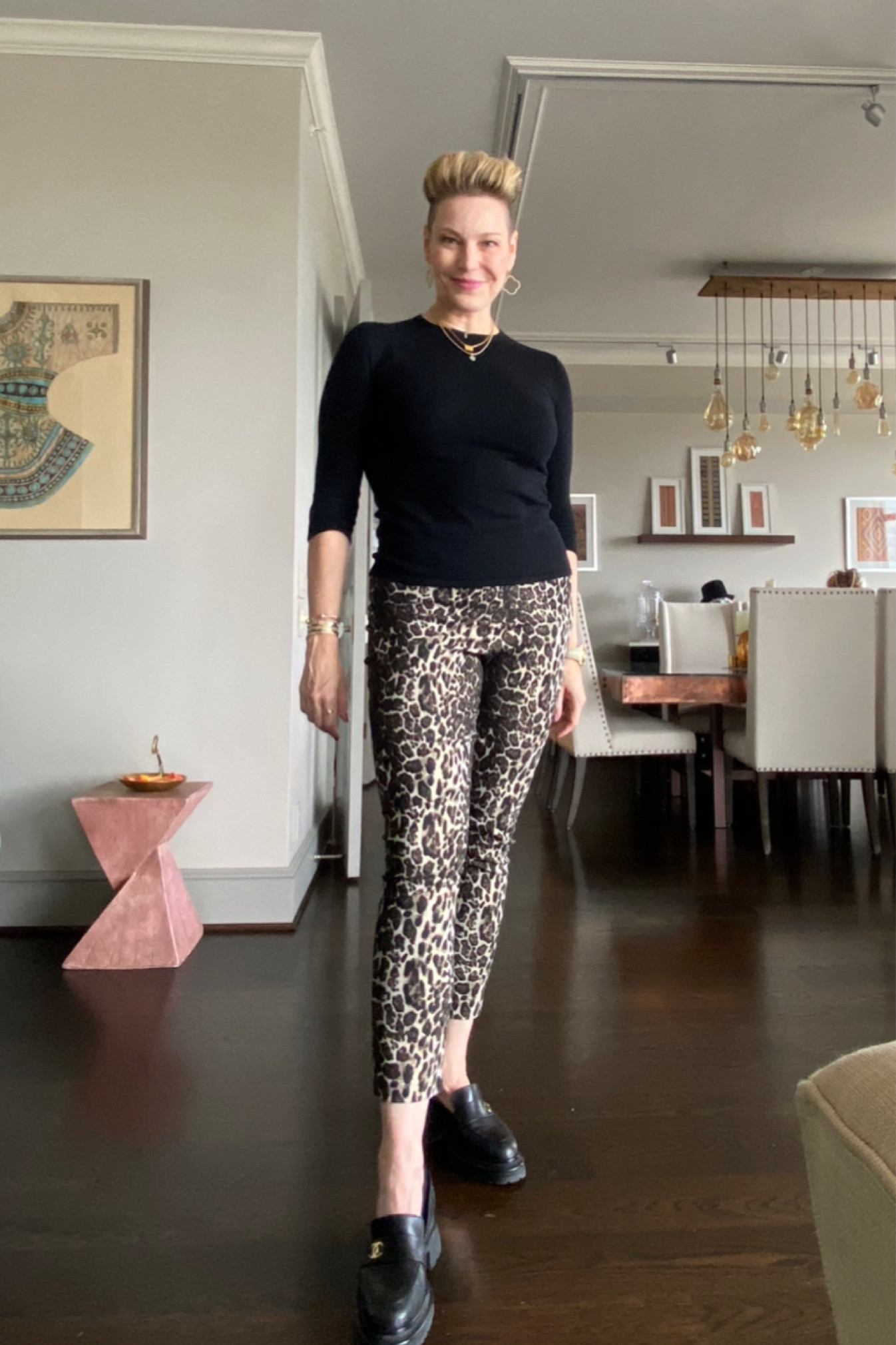 Leopard pants perfect for the holidays! #leopardprint #leopardpants #polishedprofessionals 

#LTKmidsize #LTKSeasonal #LTKparties